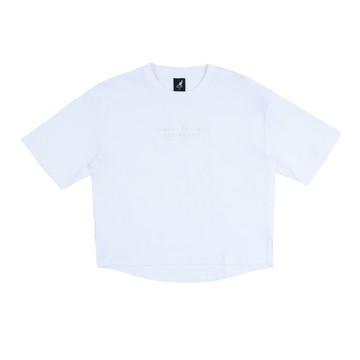 KANGOL 短T 白色 涼感 百搭 素色 短袖 上衣 女 6622101000