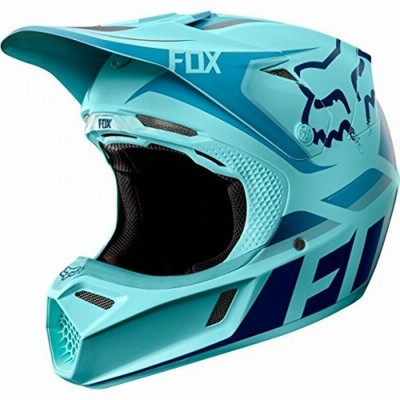 オートバイ ヘルメット フルフェース Fox Racing Seca LE Adult V3 Motocross Motorcycle Helmet - Ice Blue 正規輸入品