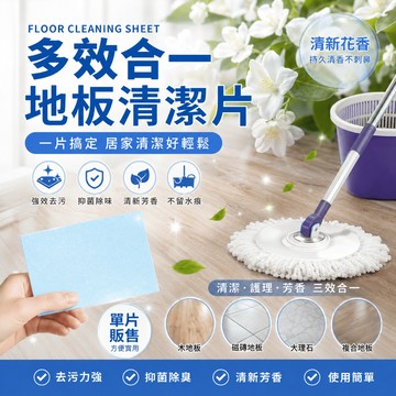 🔥台灣出貨🔥多效合一地板清潔片 強力去汙清潔片 生物酶抗菌清潔片 磁磚木地板清潔 去霉防潮家用清潔片 掃除清潔