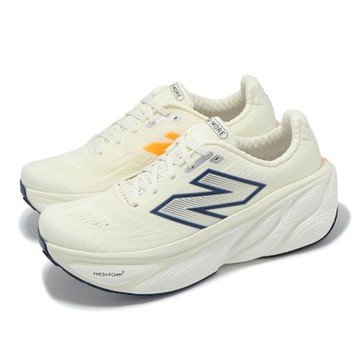 New Balance 慢跑鞋 More V5 2E 男鞋 寬楦 米黃 黑 厚底 緩衝 輕量 運動鞋 NB MMORCF5-2E