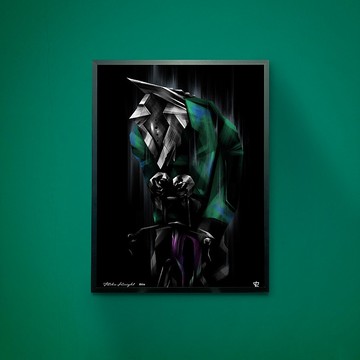Bike Knight - Otto - Art Print/掛畫/限量