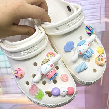鞋扣韓國 crocs鞋扣 洞洞鞋扣 洞洞鞋配饰 卡駱馳鞋扣 鞋扣卡通diy巴斯光年草莓熊三眼仔 三麗鷗 鞋子裝飾