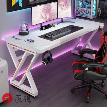 臺式碳纖維網紅電競桌椅組合 附限量收納套裝 80x60x75CM 電腦桌 電競桌 寫字桌 書桌