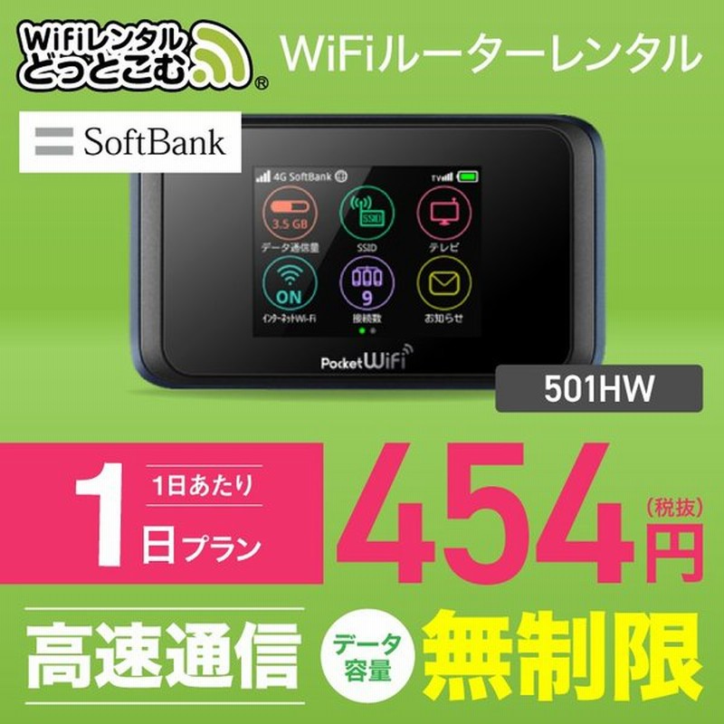 ポケットwifi レンタル 無制限 短期 Wi Fi Wifiレンタル Wi Fiレンタル 1日 Softbank ソフトバンク 501hw 入院 テレワーク 在宅勤務 通販 Lineポイント最大get Lineショッピング