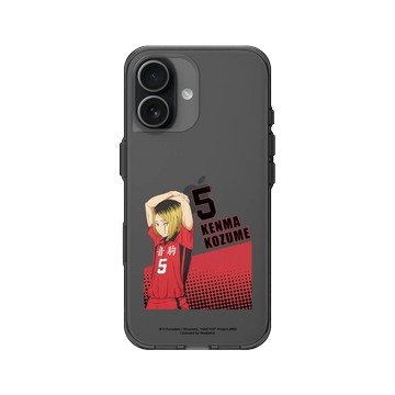 iPhone 17 Clear (相機按鈕) 酷墨灰 - 排球少年 Haikyu!! - 人氣球員 - 孤爪研磨