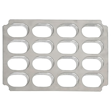 達克瓦茲 16格烘培模具 不鏽鋼材質  1個  銀色