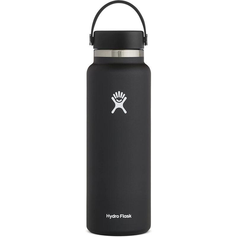 Hydro Flask ハイドレーション 40oz 1,182 mL ワイドマウス ブラック 大