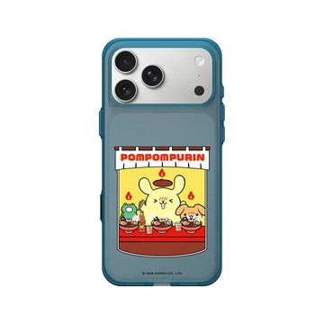 iPhone 17 Pro Max Clear (相機按鈕) 夜幕藍 - 三麗鷗-布丁狗30週年 PomPomPurin (30th Anniversary) - 辣翻天