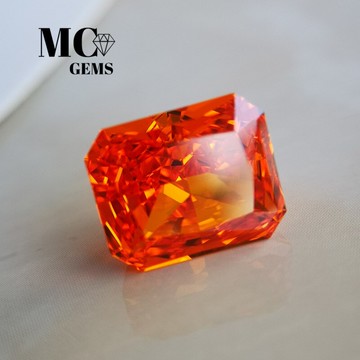 情人節禮物彩寶石 帕德瑪芬達石閃耀雷迪恩切割10X12mm diy戒面