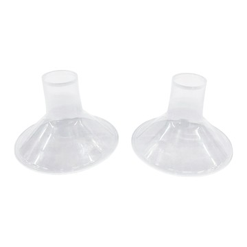 YOUHA 優合 吸乳器兩截式喇叭罩專用配件 前罩 2入組  透明色  1組