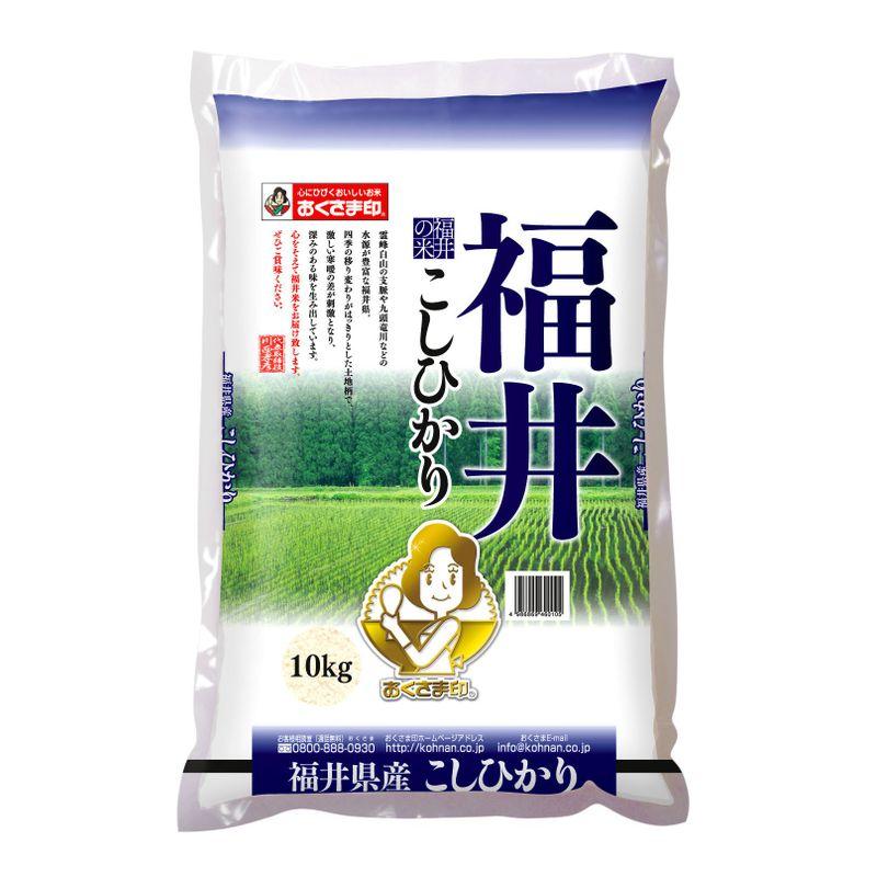 精米福井県 白米 コシヒカリ 10kg 令和4年産