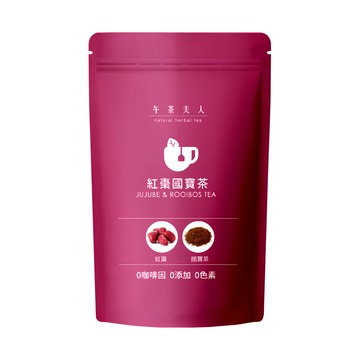 午茶夫人 紅棗國寶茶包 Set 12包 無添加物無咖啡因 孕婦哺乳適用  3g  1袋