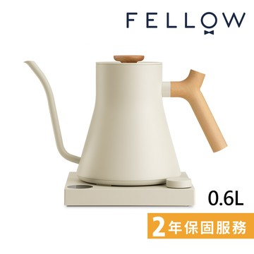 【FELLOW】EKG PRO 電子溫控壺（旗艦款） 芝麻白＋楓木實木把手 600ml  EP26AATW_廠商直送