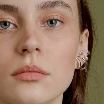 LESIS｜Twist Arch Ear Cuff 交織拱門耳扣 單只