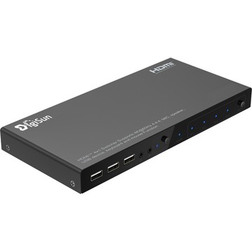 DigiSun KV804 4埠 4K HDMI 2.0 4x1 KVM 四進一出 電腦控制切換器