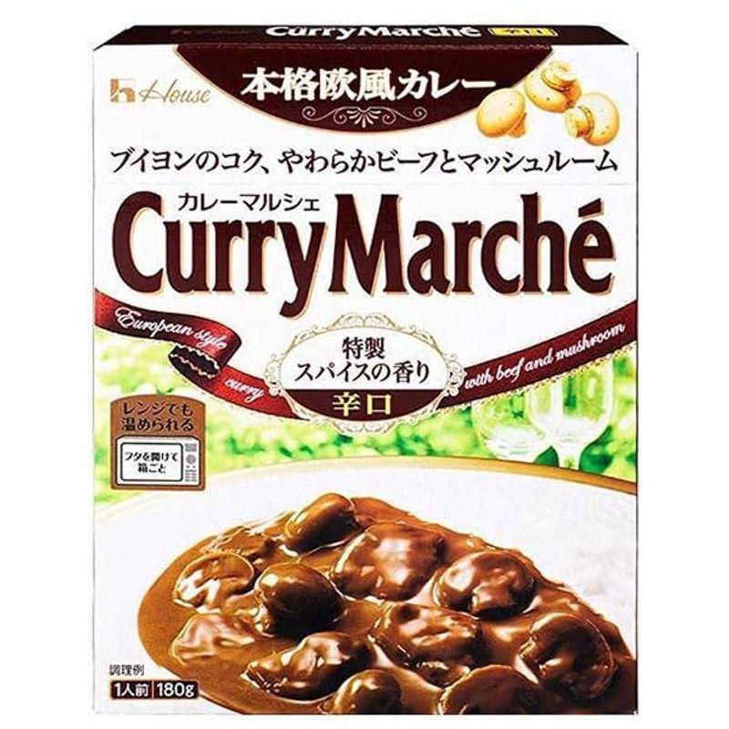 ハウス食品 カレーマルシェ 中辛 180g×30個入