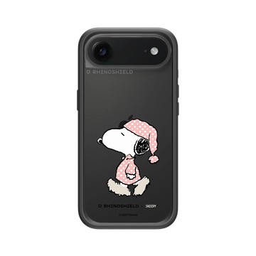 iPhone Air Mod NX -邊框背蓋組合 (相機按鈕) 黑 - 史努比 Snoopy - Snoopy Go to sleep