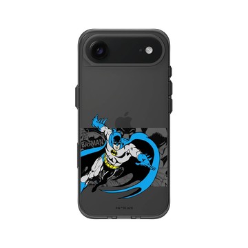 iPhone Air Clear (相機按鈕) 酷墨灰 - Batman 蝙蝠俠 - 復古漫畫插圖