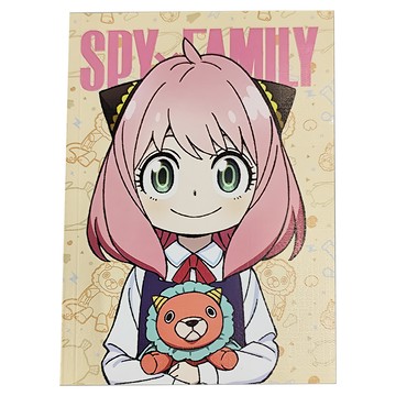 收納王妃 間諜家家酒25K固頁筆記  黃色  1組