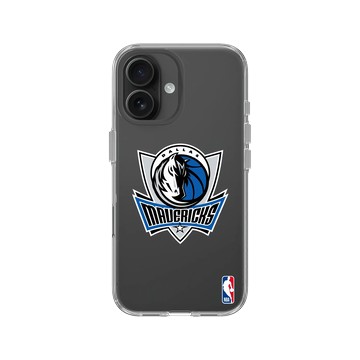 iPhone 16 Clear Case（相機按鈕） 透明 - NBA - Logo-達拉斯獨行俠 Dallas Mavericks
