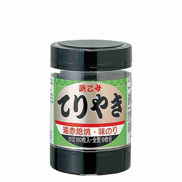 送料無料 てりやき遠赤焙焼味のり 浜乙女 （10切70枚）×10個入