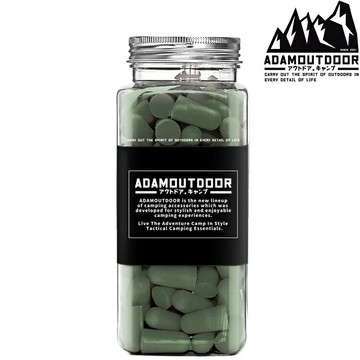 ADAM 彈型拋棄式降噪隔音耳塞 ADEP-BUL60 G 綠色