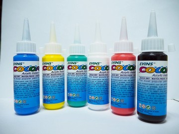 【愛玩色創意館】專業級彩繪顏料 比壓克力顏料更好用 速乾