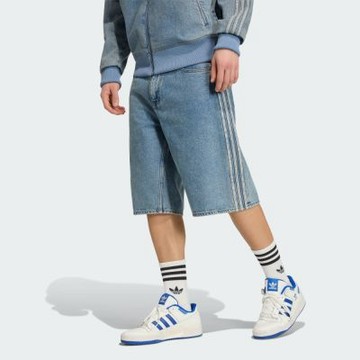 【adidas 愛迪達】 FIREBIRD ADICOLOR牛仔短褲 男 - Originals KS4975