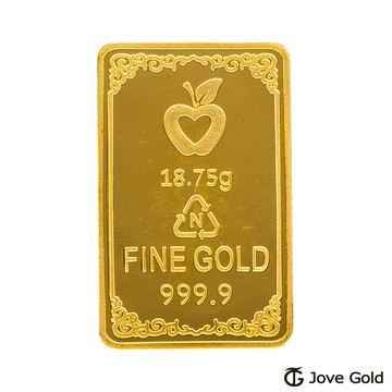 Jove gold漾金飾 財神招財黃金條塊 - 伍台錢
