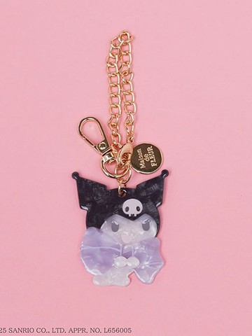 三麗鷗聯名-酷洛米蝴蝶結大理石質感鑰匙圈(08000586900) - Maison de FLEUR