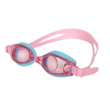 MIZUNO SWIM 兒童泳鏡-台灣製 抗UV 防霧 蛙鏡 游泳 美津濃 N3TEA76000-63 桃紅水藍