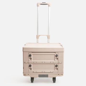 極致薄型折疊購物車附籃