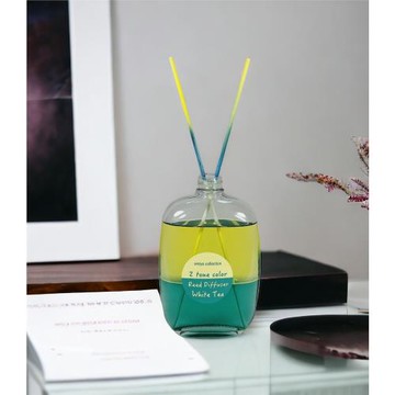 Omiya雙色漸層擴香瓶250ml-白茶(黃綠雙色)