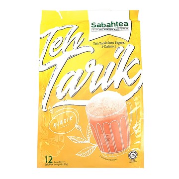SABAH TEA 沙巴茶牌 南洋拉茶風味香滑奶茶 三合一 經典原味  30g  12包  1袋