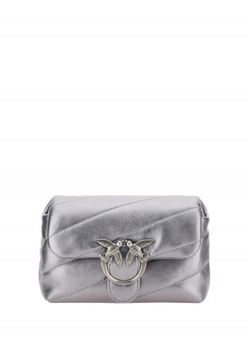 Pinko - Love Baby Shoulder Bag - Womens - Grey