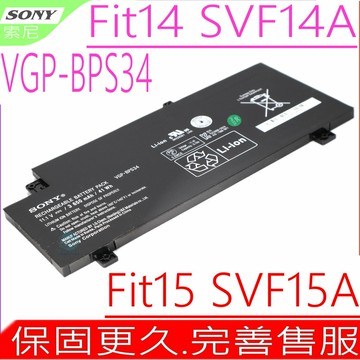 SONY BPS34 電池 原裝 VGP-BPS34 VGPBPS34 Fit15 SVF15A16SCB SVF15A17SCB SVF15A18CXB SVF15A18SCB