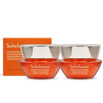 Sulwhasoo 雪花秀 滋陰蔘回彈霜-豐潤版(10ml)X2-國際航空版