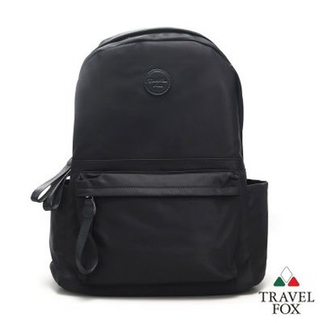 【TRAVEL FOX 旅狐】簡約休閒大容量防水筆電包/旅行背包/學生包/女包 (TB840-01 黑)