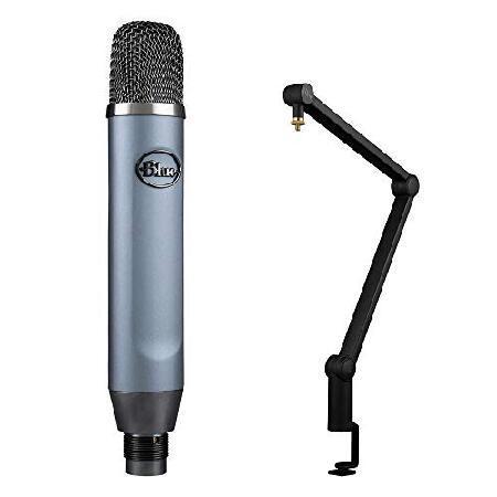 Blue Ember Cardioid Condenser Microphone with Blue Compass Premium Tube-Style Boom Arm Bundle（並行輸入品）