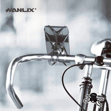 【Hanlix 亨利士】MIT台灣製 Tudi Jr2 磁吸矽膠綁帶手機架【3625040】單車手機架 自行車手機架 買一送一