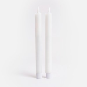 LED細長蠟燭x2入 白