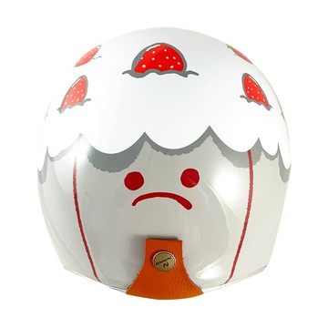 NIKKO 安全帽 N-401 難哄蛋糕 oreo淡奶油 亮面奶灰色 銀色邊條 皮革內裡 全拆洗 復古帽 半罩