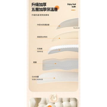 臺灣出貨🔥『贈草本泡腳包』 泡腳桶 泡腳袋 足浴 足浴桶 保溫 可摺疊泡腳袋高深過小腿家用便攜式足浴神器洗腳盆保溫泡腳