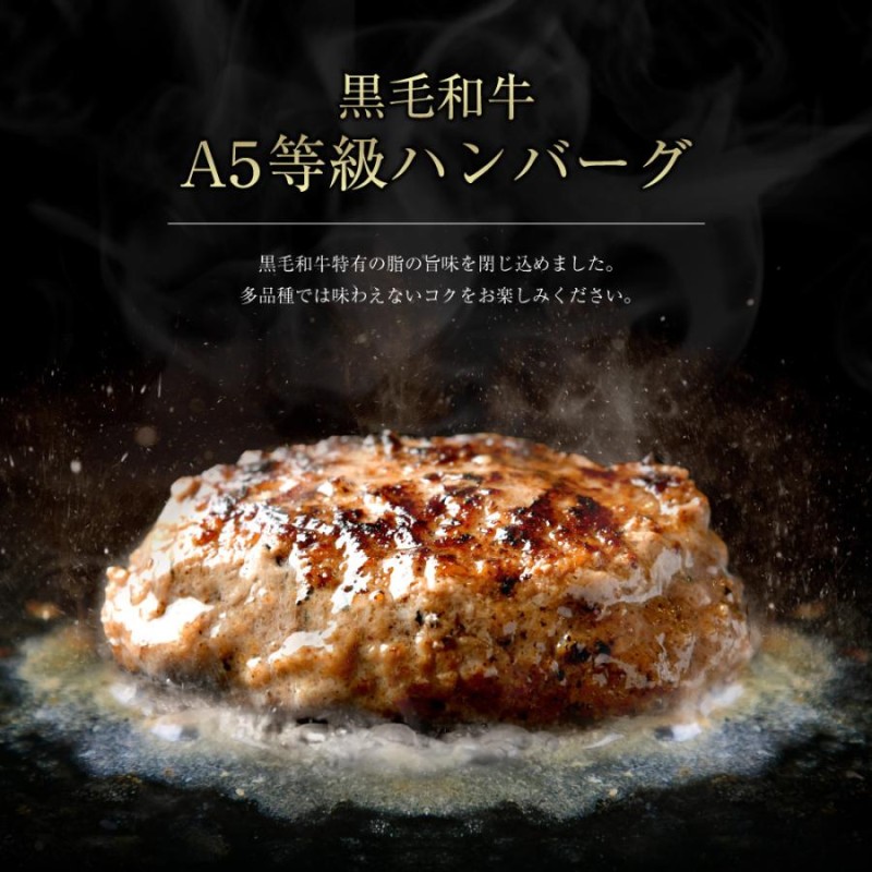 敬老の日 ハンバーグ 冷凍 取り寄せ 惣菜 10個セット A5等級 黒毛和牛