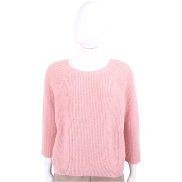 Max Mara-WEEKEND XENO 微絨毛 粉色馬海毛混紡針織衫 毛衣