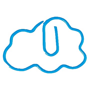 DS ins雲朵造型迴紋針 Set 30個  尺寸: 3*2CM  顏色: 混和  材質: 金屬  1組