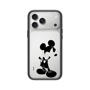 iPhone 17 Pro Max Mod NX -邊框背蓋組合 (相機按鈕) 黑 - 迪士尼-米奇 Mickey - 黑標款-米奇只有黑色