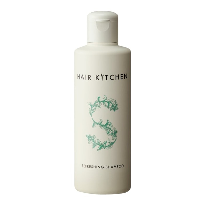 230ml 資生堂 ヘアキッチン リフレッシング シャンプー 脂性頭皮用 Shiseido Hair Kitchen ヘアケア 天然由来成分 野菜 果物 テクノロジー カスタマイズ パラベンフリー ノンシリコン サルフェートフリー アミノ酸系 Sustainable サスティナブル 通販 Lineポイント