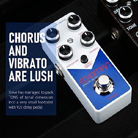 Xvive V21 Guitar Effect Pedal Echoman Vintage Pure Analog Delay TRUE BYPASS並行輸入