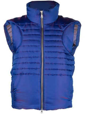 LUEDER - padded quilted gilet - men - Acetate/Polyester - M - Blue